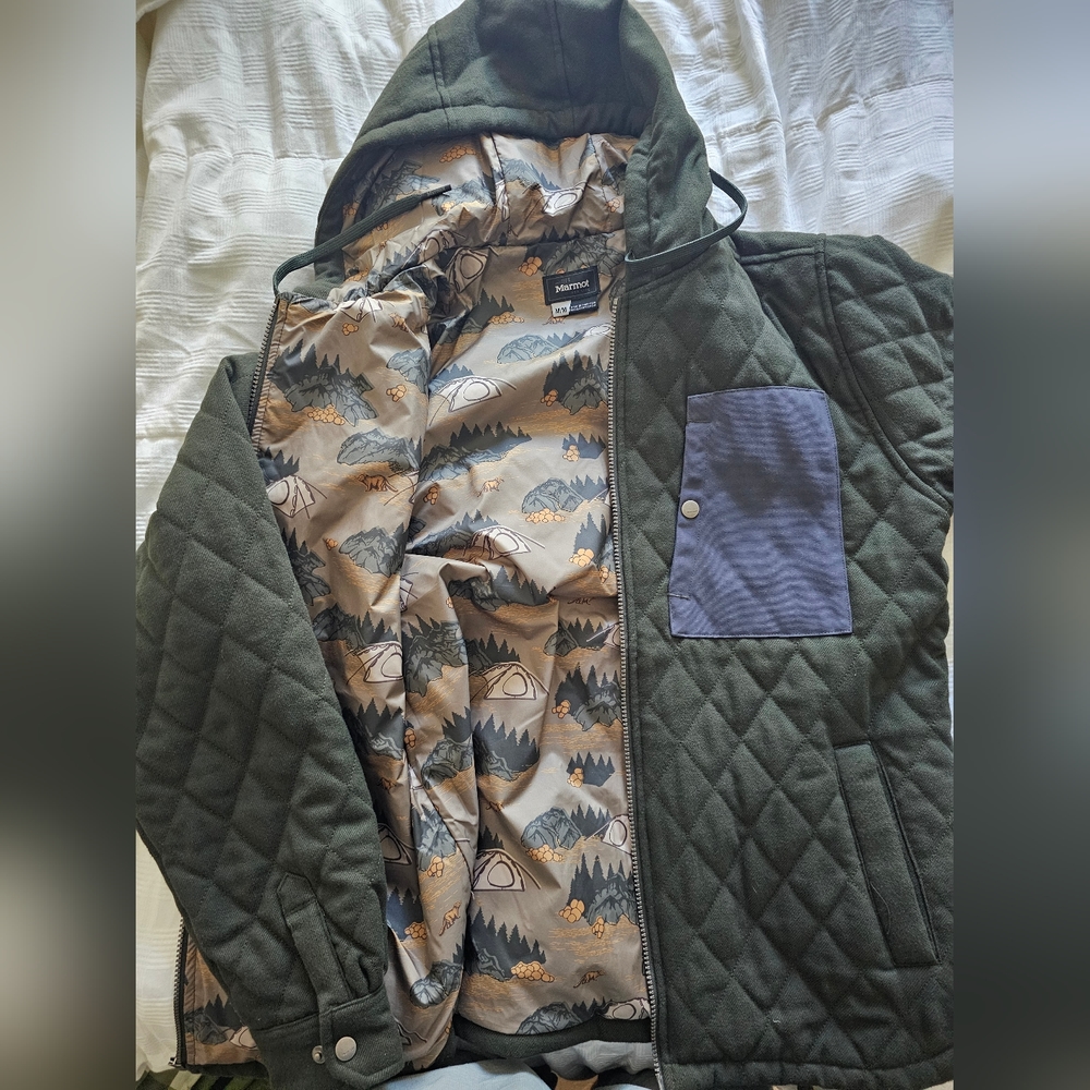 Marmot Martis Peak Jacket Camping Hiking Tent Beaver